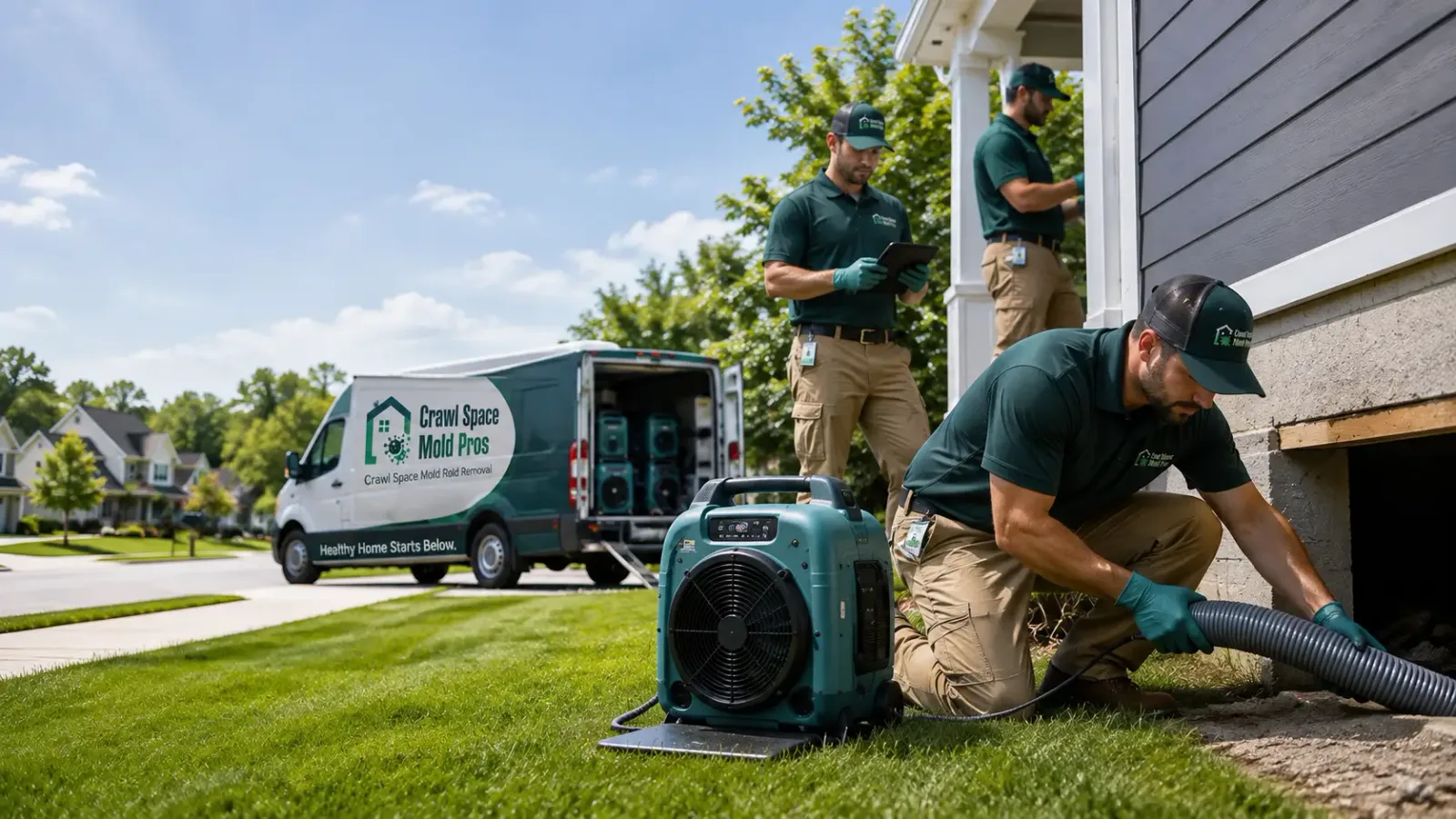 Crawl Space Mold Removal in Des Moines, WA